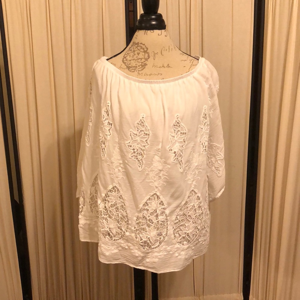 Gauzy Lace Blouse
